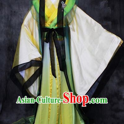 Chinese Ancient Cosplay Costumes, Chinese Traditional Embroidered Prince Clothes, Ancient Chinese Cosplay Swordsman Knight Costume Complete Set For Men