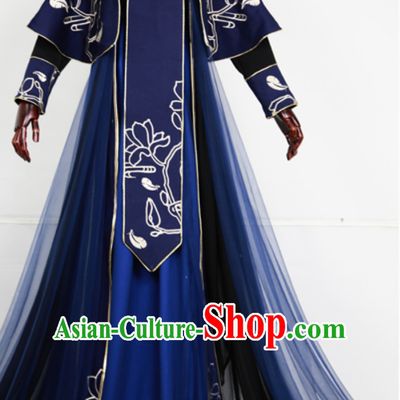 Chinese Classical Royal Hanfu Clothing Garment Complete Set