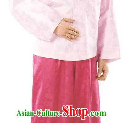 Traditional Korean Costumes Bridegroom Formal Attire Ceremonial Cloth, Asian Korea Hanbok Embroidered Clothing for Men