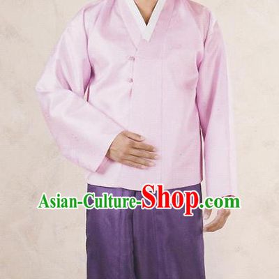 Traditional Korean Costumes Bridegroom Formal Attire Ceremonial Cloth, Asian Korea Hanbok Embroidered Clothing for Men