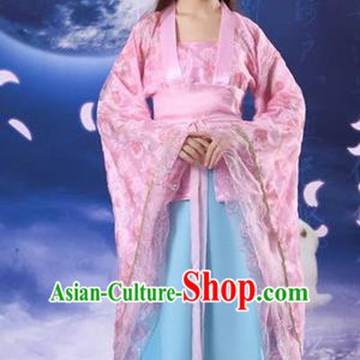 Traditional Ancient Chinese Palace Lady Costume, Asian Chinese Tang Dynasty Imperial Consort Embroidered Dress Clothing for Women