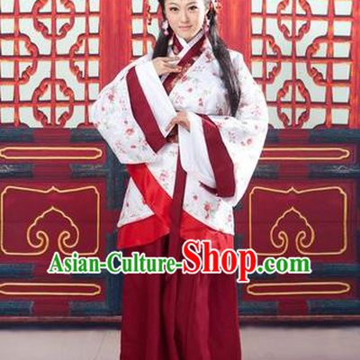 Traditional Ancient Chinese Palace Lady Imperial Consort Costume, Asian Chinese Han Dynasty Fairy Hanfu Clothing for Women