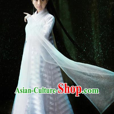 Asian Chinese Tang Dynasty Princess Embroidered Costume, Ancient China Ten great III of peach blossom Palace Lady Fairy Embroidery Dress Clothing