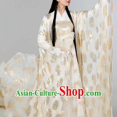 Traditional Chinese Northern and Southern Dynasties Imperial Concubine Costume, Asian China Ancient Palace Lady Embroidered Clothing