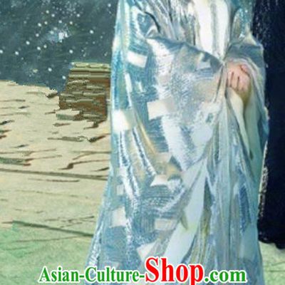 Traditional Chinese Lost Love In Times Acient Southern Dynasty Imperial Princess Embroidered Costume and Handmade Headpiece Complete Set