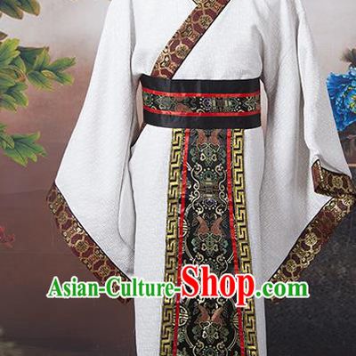 Traditional Ancient Chinese Chancellor Costume, Asian Chinese Tang Dynasty Minister Clothing for Men