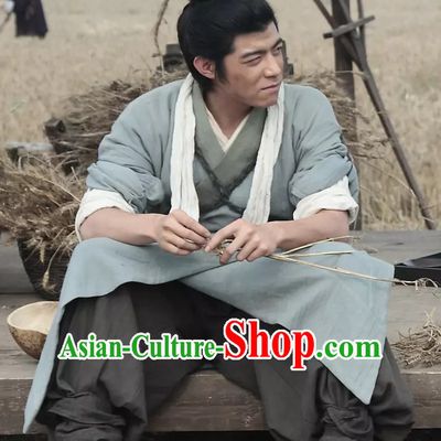 Lost Bladesman Kung Fu Suits Black Pants Complete Set for Men