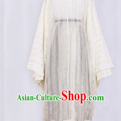Asian China Jin Dynasty Swordsman Embroidered Clothing Complete Set, Traditional Ancient Chinese Palace Lady Hanfu Costume for Women