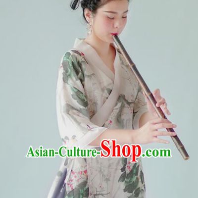 Asian China National Costume Hanfu Slant Opening Printing Peony Flowers Silk Qipao Blouse, Traditional Chinese Tang Suit Cheongsam Shirts Clothing for Women