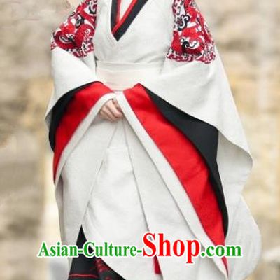 Traditional Chinese Ancient Imperial Empress Embroidered Costume, China The King Woman Qin Dynasty Palace Queen Dress Clothing