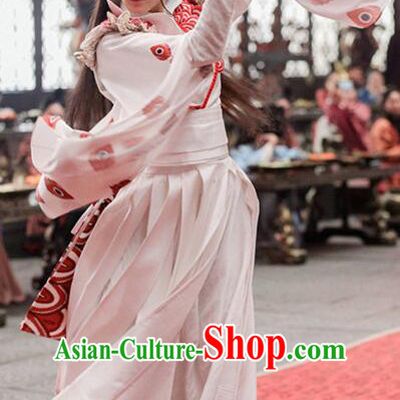 Traditional Chinese Ancient Palace Lady Embroidered Costume, China The King Woman Qin Dynasty Empress Dress Clothing