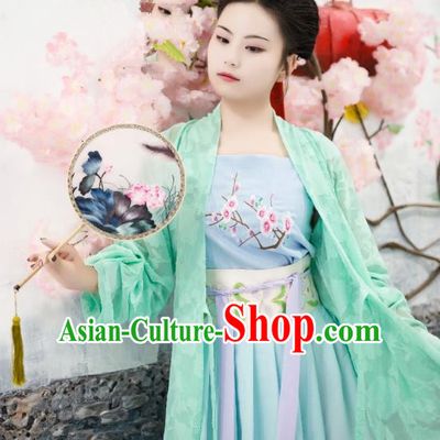 Traditional Chinese Ancient Costume Palace Lady Green Embroidered BeiZi, Asian China Song Dynasty Imperial Princess Cardigan Clothing for Women