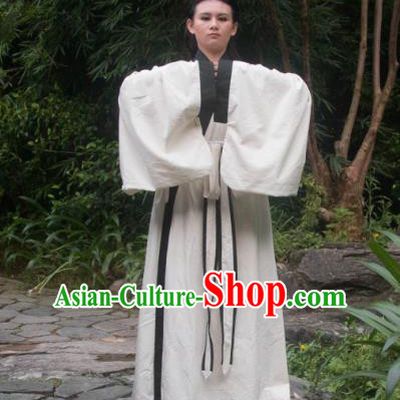 Traditional Ancient Chinese Swordsman Costume, Elegant Hanfu Clothing Chinese Ming Dynasty Scholar Clothing for Men