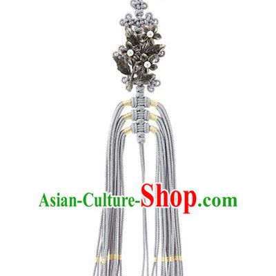 Traditional Korean Accessories Bride Chinese Knots Waist Pendant Palace Taeniasis, Asian Korean Wedding Hanbok Tassel Waist Decorations for Women