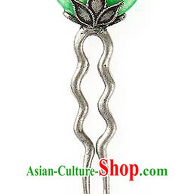 Traditional Korean National Hair Accessories Rose Hairpins, Korean Palace Hanbok Fashion Headwear for Women