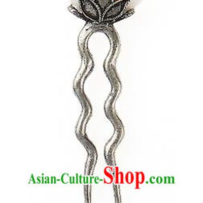 Traditional Korean National Hair Accessories Rose Hairpins, Korean Palace Hanbok Fashion Headwear for Women