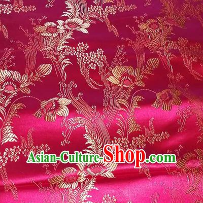 Asian Chinese Royal Palace Style Traditional Pattern Design Brocade Fabric Silk Fabric Chinese Fabric Asian Material