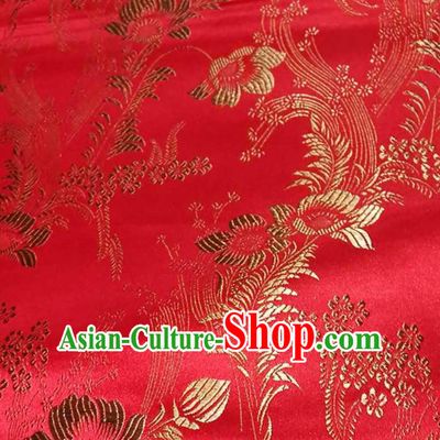 Asian Chinese Royal Palace Style Traditional Pattern Design Brocade Fabric Silk Fabric Chinese Fabric Asian Material