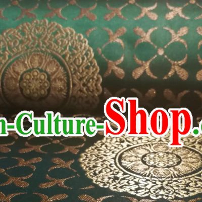 Asian Chinese Royal Palace Style Traditional Pattern Peony Flower Design Brocade Fabric Silk Fabric Chinese Fabric Asian Material