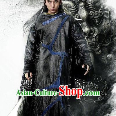 Traditional Chinese Southern and Northern Dynasties Swordsman Clothing, Asian China Ancient Kawaler Costume for Men