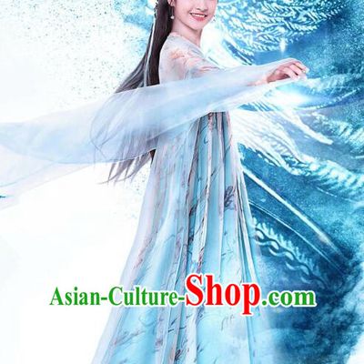 Traditional Chinese Southern and Northern Dynasties Princess Clothing, Asian China Ancient Palace Lady Costume for Women