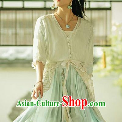 Traditional Chinese Southern and Northern Dynasties Palace Lady Clothing, Asian China Ancient Princess Costume for Women