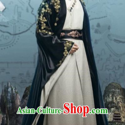 Traditional Chinese Legend Of Fu Yao Tang Dynasty Emperor Clothing, China Ancient Majesty Embroidered Costume for Men