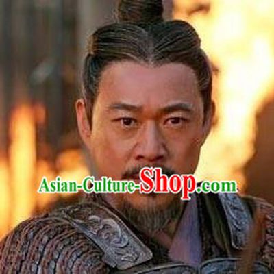 Chinese Ancient Opera Old Men General Wig, Traditional Chinese Beijing Opera Wig Sheath for Men