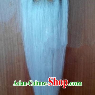 Chinese Ancient Opera Old Men Beard Eyebrows Complete Set, Traditional Chinese Beijing Opera Taoist Priest Mustache for Men