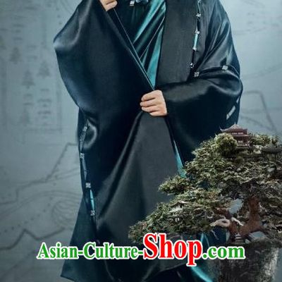 Traditional Chinese Legend Of Fu Yao Chancellor Clothing, China Ancient Nobility Minister Embroidered Costume for Men