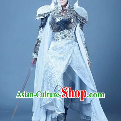 Ice Fantasy Prince Drama Costumes Complete Set for Men