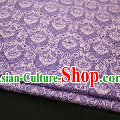 Chinese Traditional Royal Palace Pattern Mongolian Robe Pink Brocade Cheongsam Fabric, Chinese Ancient Costume Drapery Hanfu Tang Suit Material