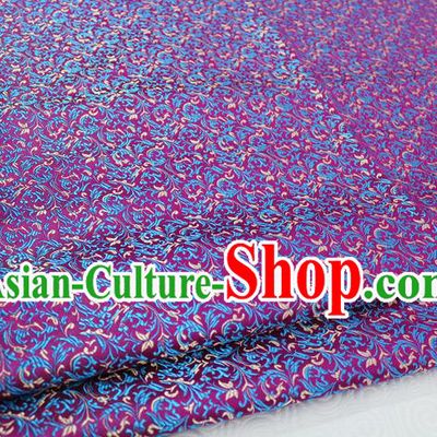 Chinese Traditional Palace Pattern Tang Suit Cheongsam Rosy Brocade Fabric, Chinese Ancient Costume Hanfu Satin Material