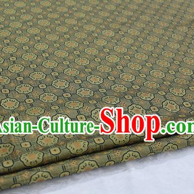 Chinese Traditional Ancient Costume Palace Pattern Mongolian Robe Brocade Tang Suit Fabric Hanfu Material