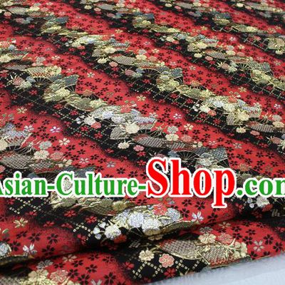 Chinese Traditional Ancient Costume Palace Pattern Cheongsam Black Brocade Tang Suit Fabric Hanfu Material