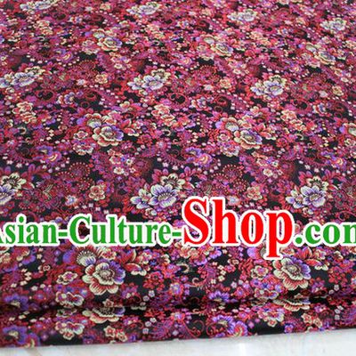 Chinese Traditional Ancient Costume Palace Pattern Brocade Cheongsam Satin Fabric Hanfu Material