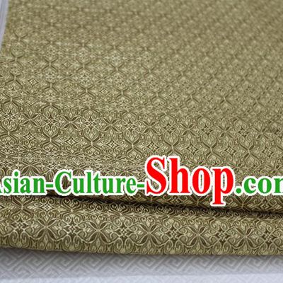 Chinese Traditional Ancient Costume Palace Pattern Cheongsam Curtain Bronze Brocade Tang Suit Fabric Hanfu Material