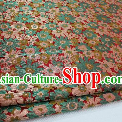 Chinese Traditional Ancient Costume Palace Pattern Cheongsam Mongolian Robe Kimono Blue Brocade Tang Suit Satin Fabric Hanfu Material