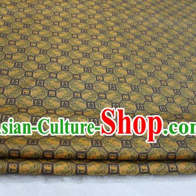 Chinese Traditional Ancient Costume Palace Pattern Cheongsam Song Brocade Xiuhe Suit Satin Fabric Hanfu Material