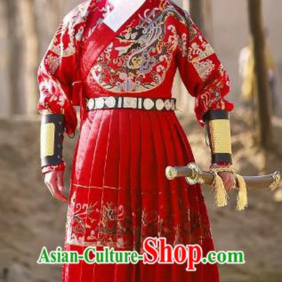 Traditional Chinese Ancient Ming Dynasty Blades Jisum Costume Imperial Guard Hanfu Embroidered Fly Fish Clothing for Men