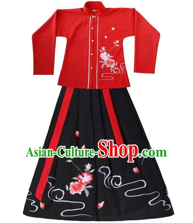 Ancient Chinese Costume Chinese Style Wedding Dress Ming Dynasty hanfu princess Clothing Ancient Chinese Costume Chinese Style Wedding Dress Ming Dynasty hanfu princess Clothing