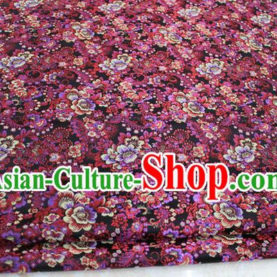 Chinese Traditional Ancient Costume Royal Printing Pattern Tang Suit Cheongsam Brocade Satin Fabric Hanfu Material