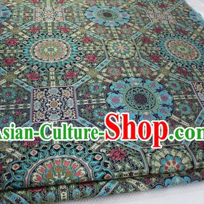 Chinese Traditional Ancient Costume Royal Palace Pattern Tang Suit Brocade Mongolian Robe Satin Fabric Hanfu Material
