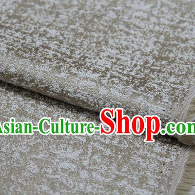 Chinese Traditional Clothing Palace Pattern Mongolian Robe Tang Suit Grey Brocade Ancient Costume Satin Fabric Hanfu Material