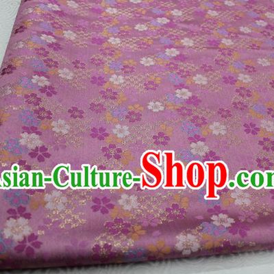 Chinese Traditional Clothing Palace Pattern Kimono Cheongsam Pink Brocade Ancient Costume Satin Fabric Hanfu Material