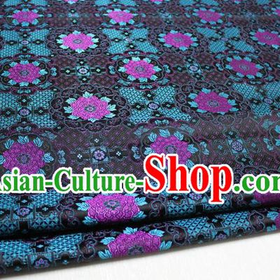 Chinese Traditional Clothing Palace Pattern Tang Suit Brocade Ancient Costume Mongolian Robe Satin Fabric Hanfu Material