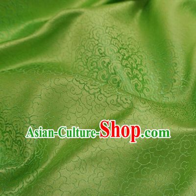 Chinese Traditional Royal Court Pattern Green Brocade Xiuhe Suit Fabric Ancient Costume Tang Suit Cheongsam Hanfu Material