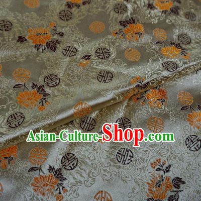 Chinese Traditional Royal Palace Pattern Design Brocade Mongolian Robe Fabric Ancient Costume Tang Suit Cheongsam Hanfu Material