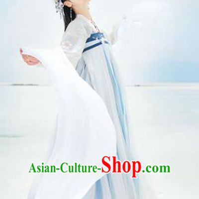 Traditional Chinese Tang Dynasty Palace Lady Hanfu Clothing Ancient Princess Embroidered Costume for Women