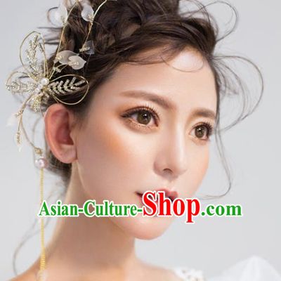 Chinese Traditional Bride Jewelry Accessories Eardrop Princess Wedding Tassel Earrings for Women
